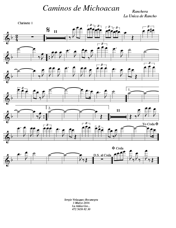 La imagen puede contener una previsualizacion de una partitura